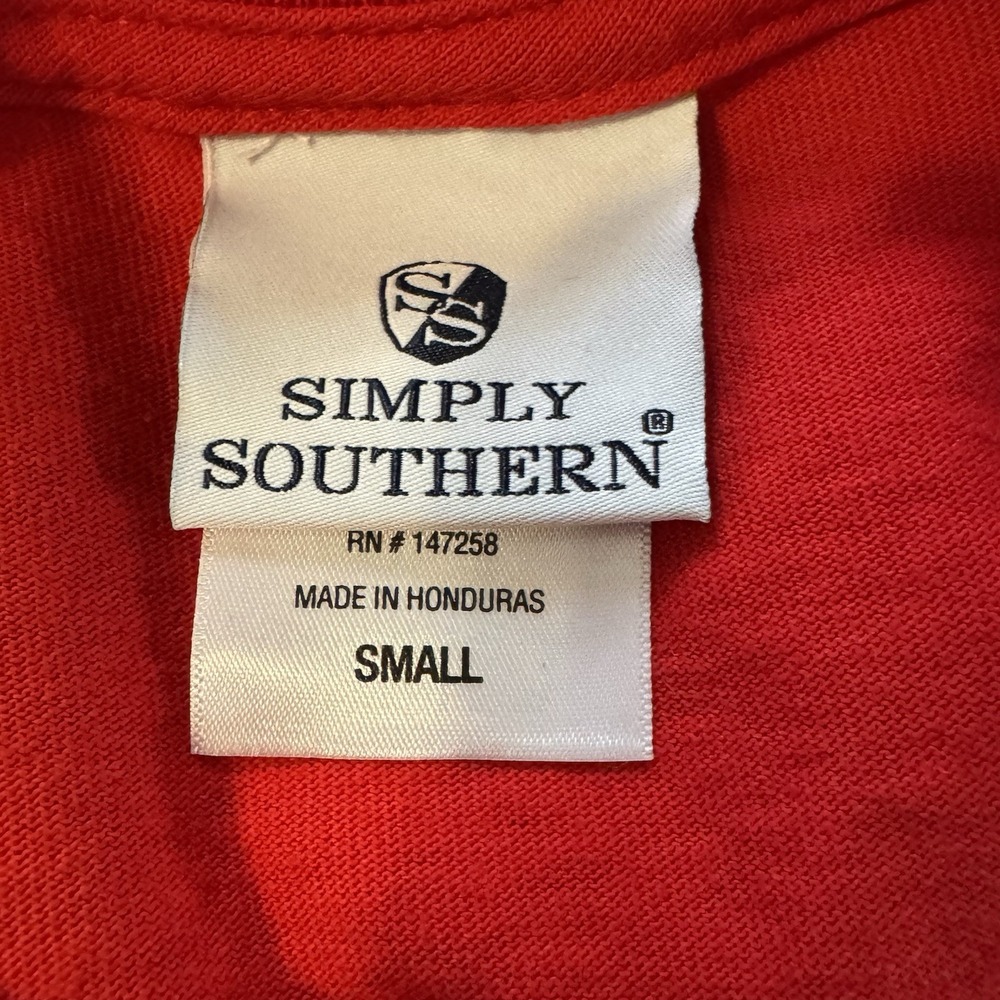 Simply Southern Believe Santa Claus Long Sleeve T-Shirt Adult Small 100% Cotton - Picture 8 of 11